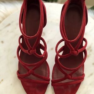 Zara strappy high heeled sandals